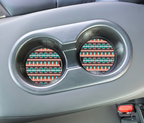 Turquoise Trails Ceramic Car Coasters