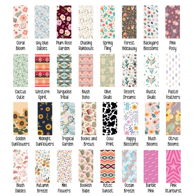 Chapstick Holder Keychain – Bookish, Western, Floral & More