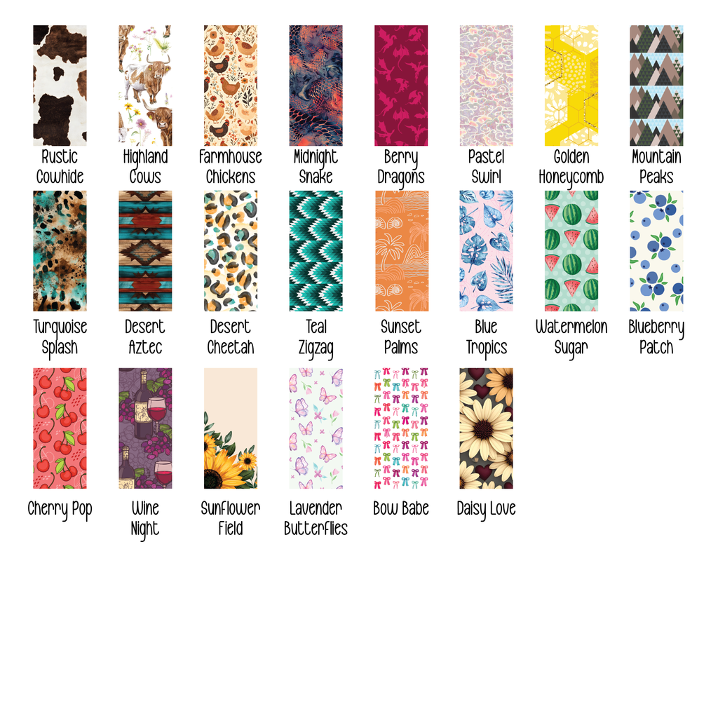 Chapstick Holder Keychain – Bookish, Western, Floral & More