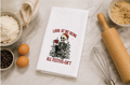 Look At Me Being All Festive Skeleton Dish Towel