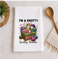 Knotty Hooker Crochet Dish Towel