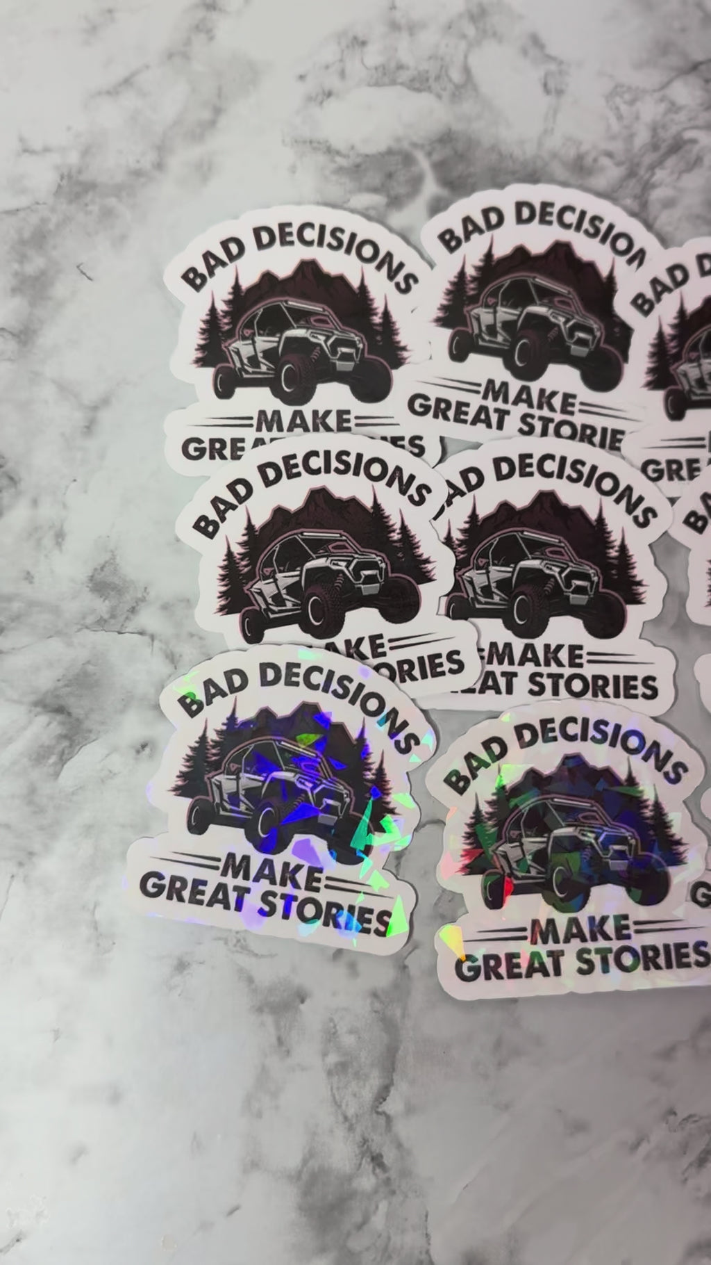 Bad Decisions Make Great Stories Sticker